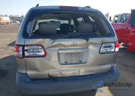 2002 Toyota Sienna Ce z USA, uszkodzony, nr VIN 4T3ZF19C42U444277